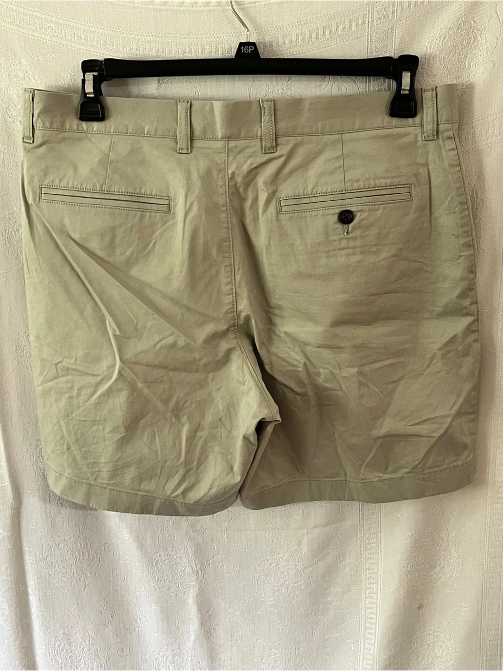 J. Crew Men's Re-Imagined Cotton Chino Shorts - Light Tan Waist 34